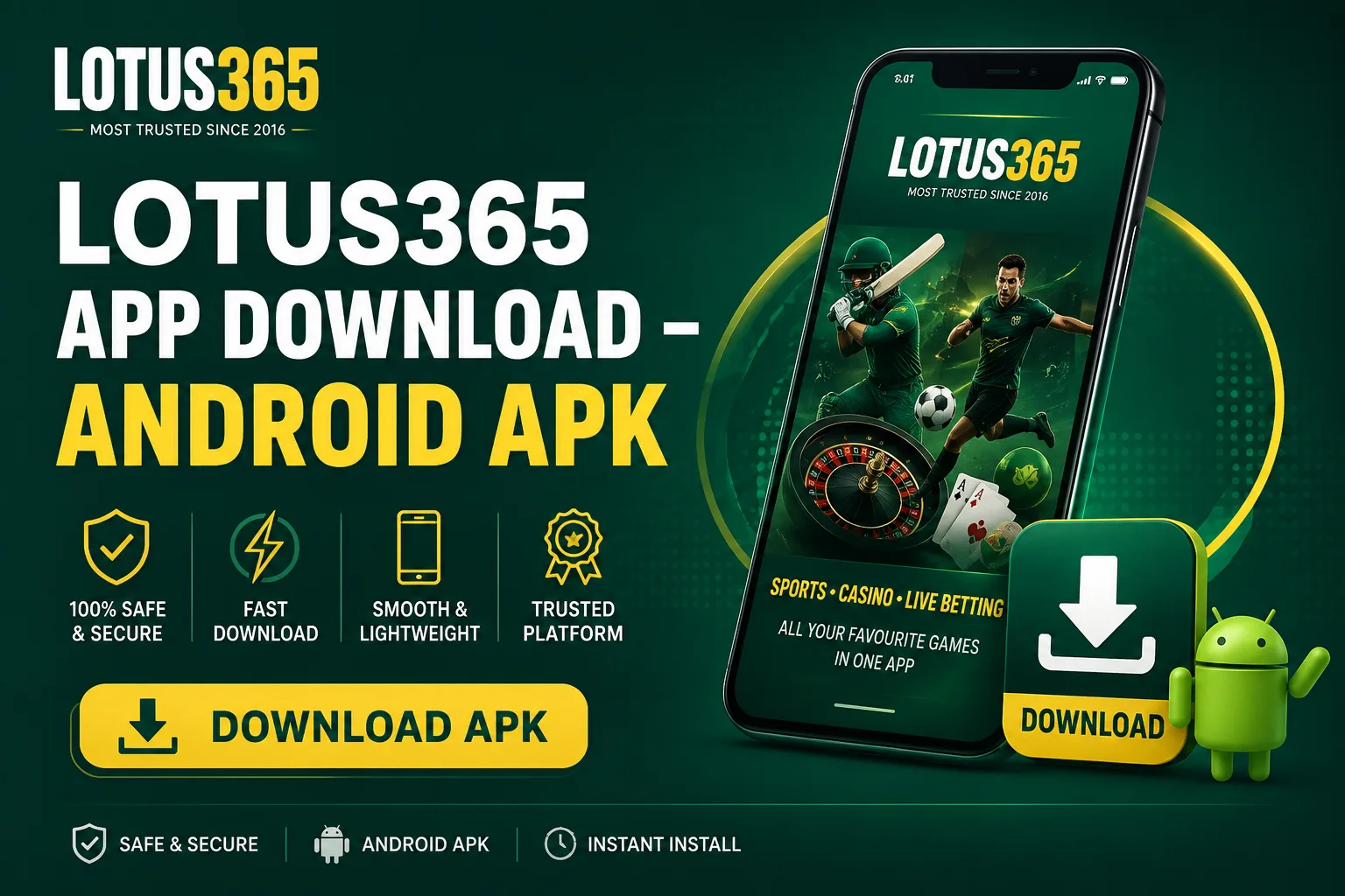 Lotus365 App Download – Android APK installation guide